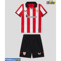 Athletic Bilbao Heimtrikotsatz Kinder 2025-26 Kurzarm (+ Kurze Hosen)